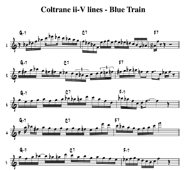 Lennie tristano transcription